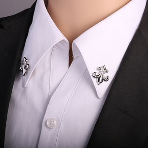 新款个性男士西装胸针船锚领针 领扣潮西服领花配饰衬衫徽章领扣