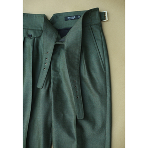 春秋款100%羊毛廓尔格西裤男宽松休闲直筒廓尔喀军裤美式复古长裤