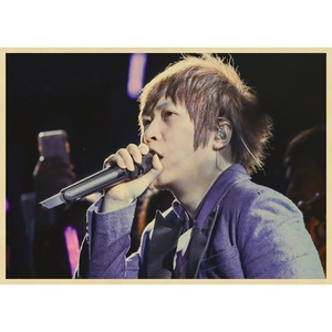 墙纸房间装饰复古墙贴纸大学生 阿信 怪兽海报挂画五月天海报酒吧