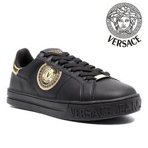 正品现货 versace 范思哲 男士低帮休闲鞋真皮男鞋运动板鞋小白鞋