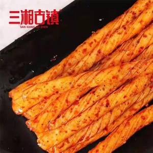 三湘古镇叫花鸡味根根香条条辣调味面制品大辣条200g休闲零食小吃