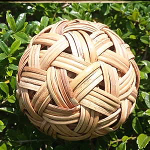 古代足球儿童蹴鞠球手工制作藤球蔑球蹋鞠球蹴球蹴圆藤条手编蹴鞠