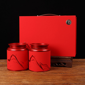 厂家现货新款茶叶罐密封礼盒铁观音红碎茶小种红茶叶包装空盒子