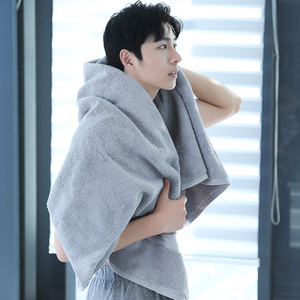 高级浴巾男士专用家用纯棉吸水速干不掉毛可穿可裹巾大号酒店洗澡