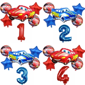 新款麦昆汽车 汽车总动员气球幼儿园活动生日宴男孩儿童玩具装饰