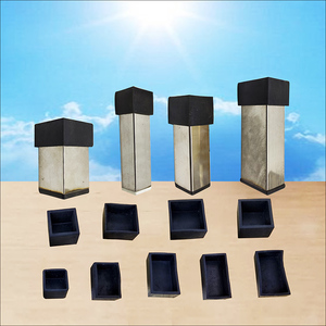 加厚橡胶方脚套圆脚套防滑桌椅凳脚套家具脚垫货架保护胶套耐磨静