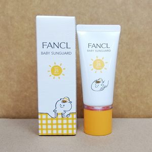 批96 日本fancl芳珂婴儿童纯物理防晒霜30g宝宝孕妇可用spf25免卸