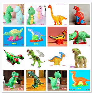 石膏像娃娃白坯乳胶模具恐龙上色涂鸦手工制作创意diy大号霸王龙