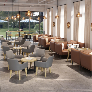 休闲区桌椅组合商场