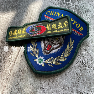 蓝军旅纪念章 陆战劲旅 精锐蓝军臂章胸章 支持定制战队