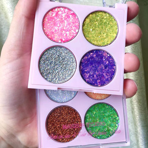 眼影盘儿童节六一演出亮片妆蓝色金色绿色老师推荐彩妆比赛拉丁舞