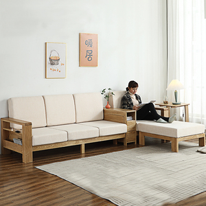 北欧橡木沙发全实木