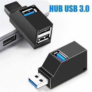USB3.0扩展器一拖三多口分线器高速笔记本电脑USB转换器Hub扩展坞