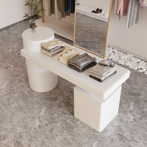 网红服装店流水台展示台女装店陈列装饰道具中间中岛台商场展示桌