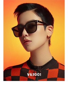 00顾盼升辉淘宝时尚千颂伊范冰冰同款太阳眼镜女潮韩国v牌复古大框