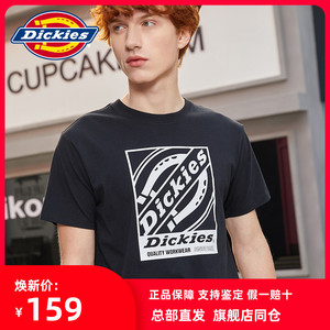 蒂克dickies官网短袖t恤男女情侣德克士衣服潮牌迪克斯正品半袖潮