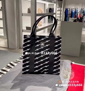 呆一欧洲正品代购 Balenciaga/巴黎世家 帆布logo手提单肩托特包