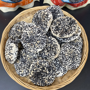 广西钦州灵山横县特产芝麻饼传统老式薄脆香甜红薯芝麻饼小吃零食