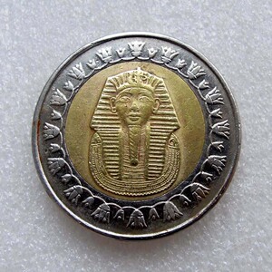 外国双色币埃及
