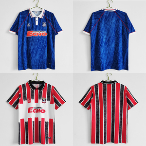 卡迪夫城复古足球服球衣 93-94 cardiff city retro shirt jersey