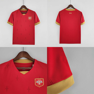 塞尔维亚国家队主场足球服球衣2022-23 serbia home jersey shirt