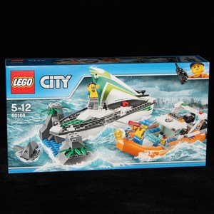 lego乐高 城市系列 60168 海上帆船救援 拼插积木玩具 现货
