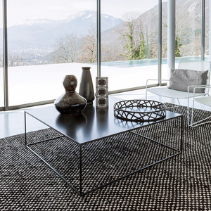 北欧极简铁艺小茶几客厅小户型轻奢创意正方形矮桌边几现代高级感