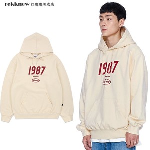 极速发货 mmlg设计师品牌 韩国正品 1987经典数字连帽卫衣