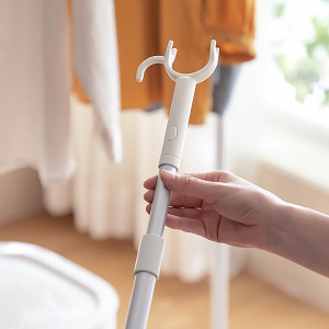 撑衣杆衣叉杆可伸缩铝宿舍阳台家用长款晾衣杆丫叉头挑挂取衣服架