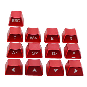 铝合金13键键帽无刻游戏键帽 定制键帽金属键帽esc qwer asdf方向
