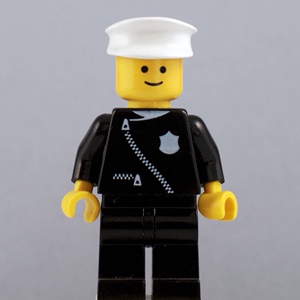 lego 乐高城市人仔绝版稀有警察 cop013 人仔 1981年