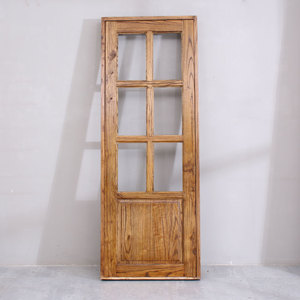 复古实木门卫生间门厕所门家用简易谷仓门套装门单开门中式原木门