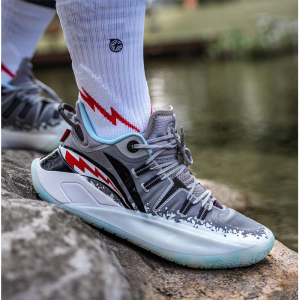 lining李宁男鞋 cj-2 麦科勒姆 大白鲨 实战运动篮球鞋 abas001-4