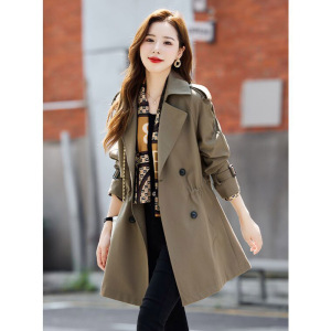 品牌折扣店正品女装剪标清仓特价春秋小个子大衣风衣女春秋季外套