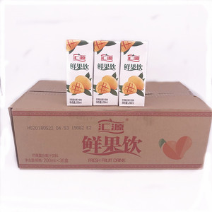 汇源 果汁汇源鲜果饮芒果汁200ml*36盒装 京津冀包邮