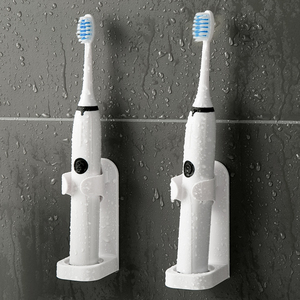 卫生间电动牙刷架置物架家用免打孔壁挂式吸壁式牙膏架浴室收纳架