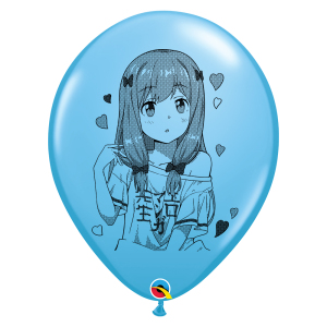 【纱雾】印刷气球12寸 18寸 24寸气球迷恋looner满150包邮