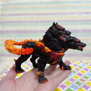 思乐schleich 仿真动物模型玩具魔幻神话42451岩浆地狱犬 双头狗