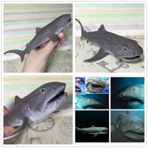 safari 巨口鲨 大口鲨 鲨鱼 巨嘴鲨 海洋 仿真动物模型玩具201029