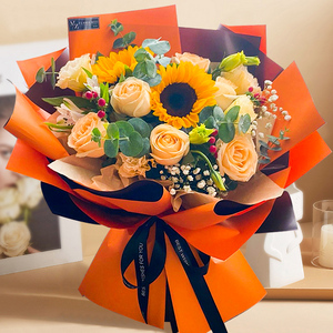 鹤岗毕业季向日葵鲜花束同城速递兴山向阳工农南山兴安东山区花店