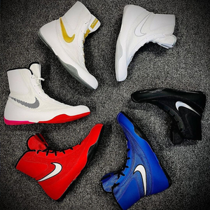 nike耐克拳击鞋男帕奎奥战靴摔跤鞋女深蹲鞋硬拉大童搏击综合训练