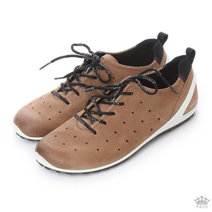 ecco爱步男鞋秋冬新款时尚镂空舒适系带休闲鞋丹麦专柜直邮802004