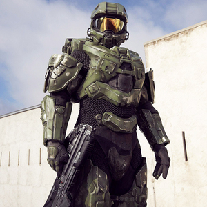 光环4士官长1:1可穿戴头盔摆件全身盔甲手工eva模型道具cos服装