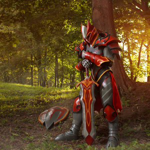 dota2龙骑士1:1可穿戴头盔摆件全身盔甲趣味手工eva模型道具cos服