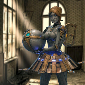 发条魔灵全身盔甲可穿戴周边英雄的联盟cos服武器eva塑料模型道具