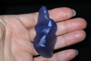 大杨树蓝玛瑙原石随形吊坠天然嫩江蓝宝奇石挂件吊坠项坠内蒙古