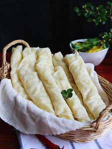 河南开封纯手工水烙馍皖北风味小吃春卷饼馍皮现做现发拍2份包邮