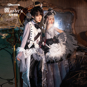 000人付款淘宝s-3xl大码女仆装 大蝴蝶结洛丽塔lolita连衣裙男生反串