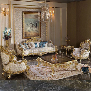 客厅沙发欧式布艺沙发小户型别墅高档豪华三人位沙发家具组合套装