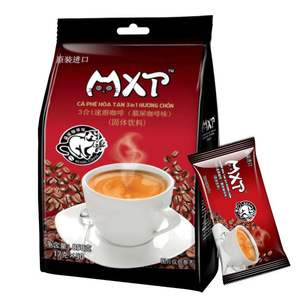 越南原装进口 mxt猫屎咖啡风味 三合一速溶粉850g/50小条袋装原味